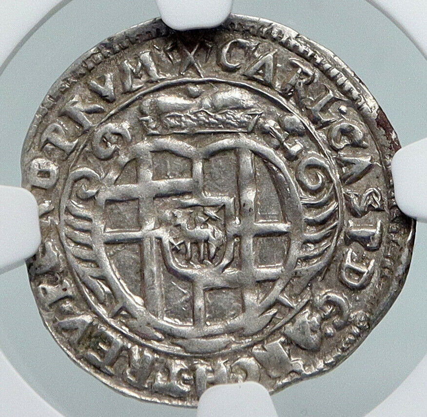 1659 ARCHBISHOPRIC TRIER German ROMAN NUMERAL Silver 4 Pfennig Coin NGC i90706