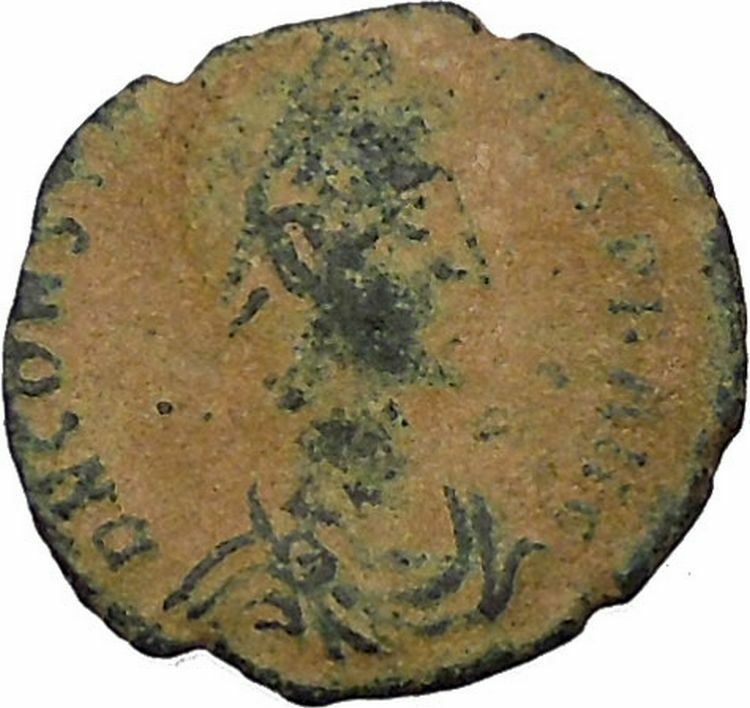 CONSTANTIUS II Constantine the Great son Ancient Roman Coin Battle Horse i45848