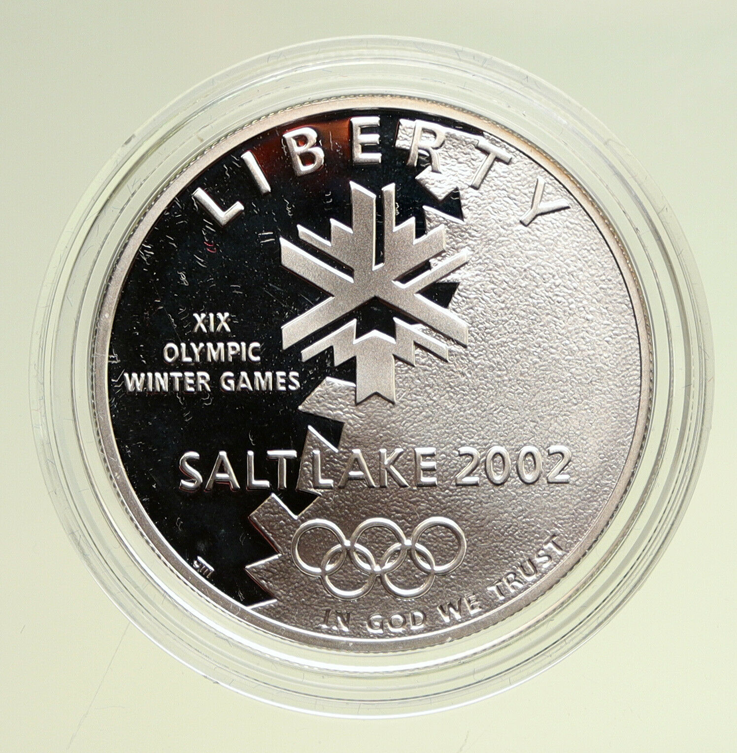 2002 P US United States SALT LAKE CITY OLYMPICS Proof Silver Dollar Coin i95064