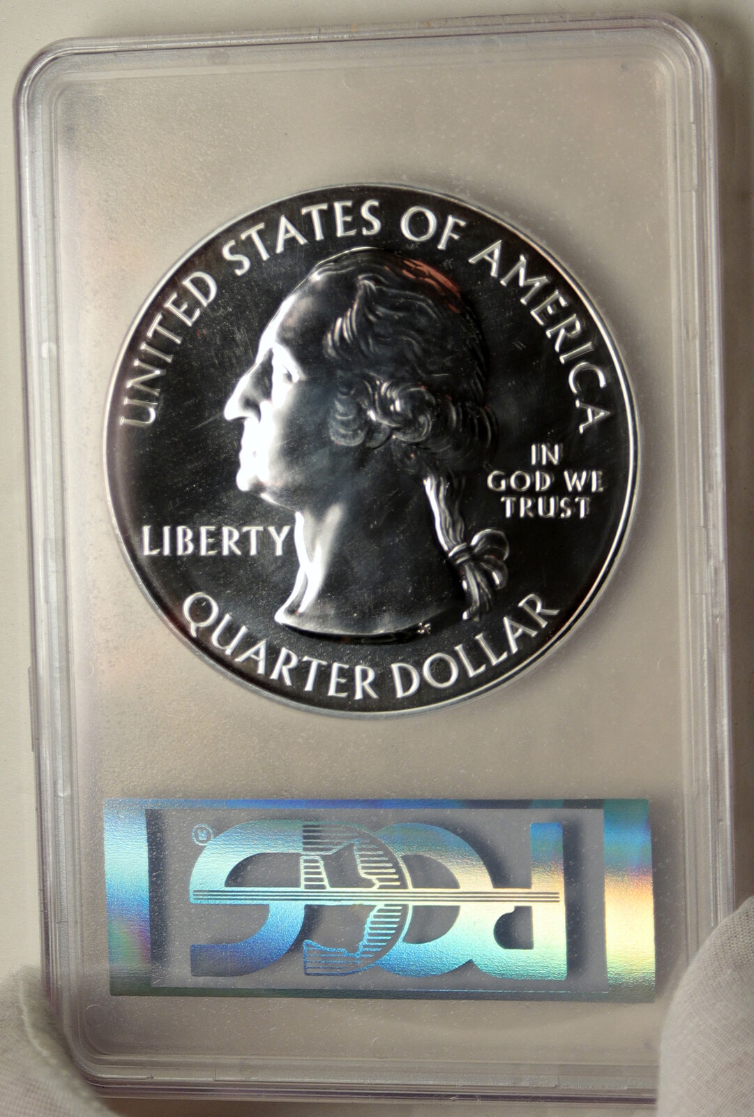 2010 UNITED STATES MOUNT HOOD OREGON 5 OZ Prooflike Silver 25C Coin PCGS i95251