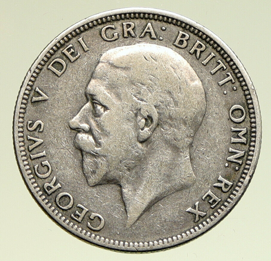 1930 United Kingdom Great Britain GEORGE V Silver Florin 2 Shillings Coin i95006