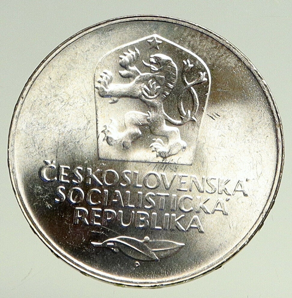 1973 CZECH REPUBLIC Czechoslovakia COMMUNIST PARTY VICTORY 50 Korun Coin i94756