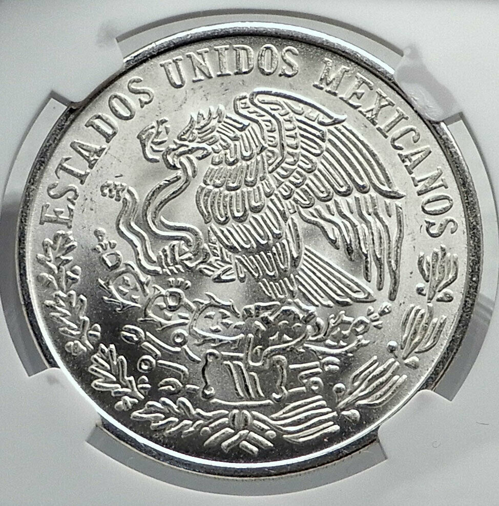 1978 Mexican Independence HERO Jose Maria Morelos Silver 100Peso Coin NGC i79874