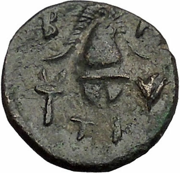 PHILIP III Alexander III the Great Brother 319BC Shield Helmet Greek Coin i50866