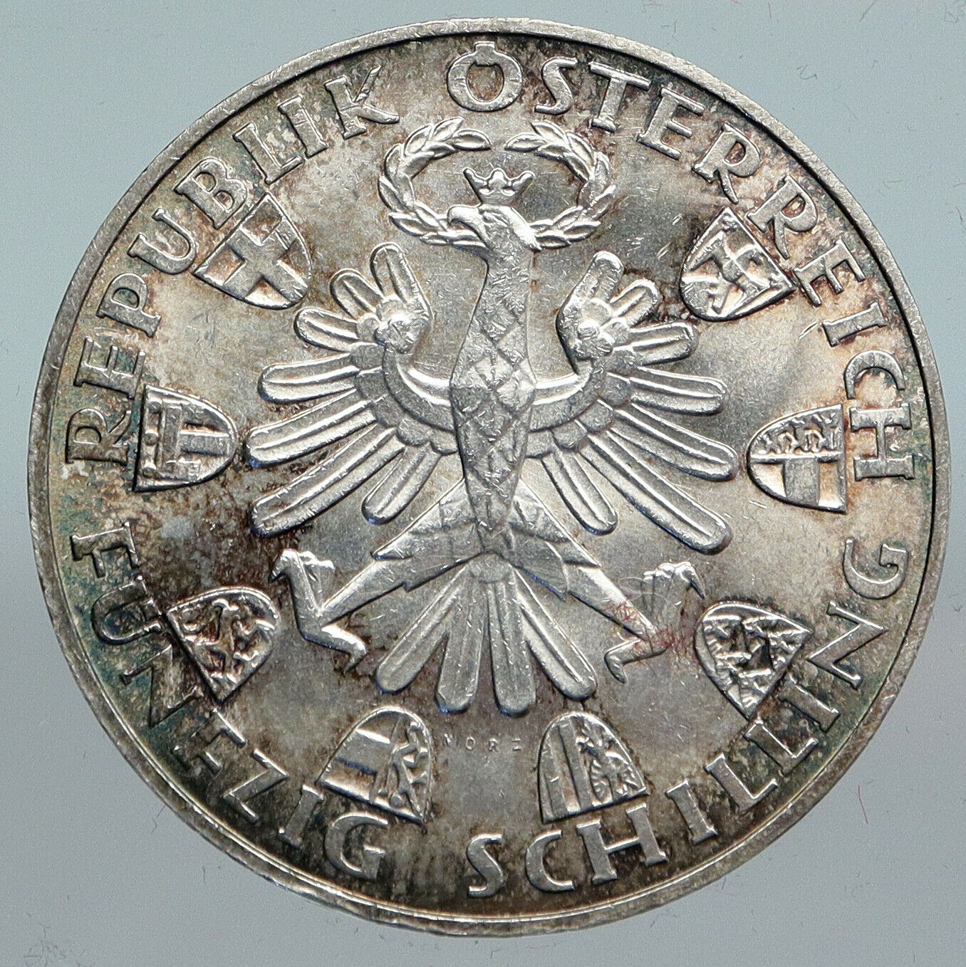 1959 AUSTRIA Tiroler Freiheit Liberation VINTAGE Silver 50 Shilling Coin i90131