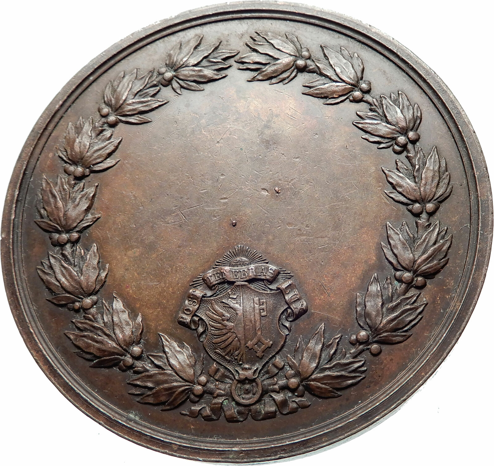 Circa 1850 SWITZERLAND Geneva Conservatory of Music Antique Genuine Medal i80596