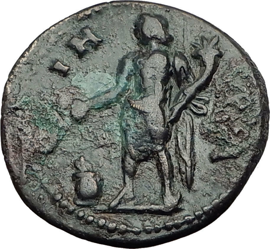 MACRINUS 217AD Parium Parion MYSIA Authentic Ancient Roman Coin GENIUS i65105