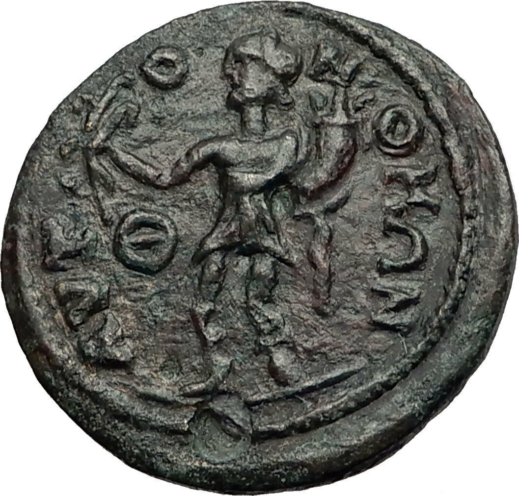 TERMESSOS MAJOR in PISIDIA 2-3CenAD Zeus Genius Rare Ancient Greek Coin i58323