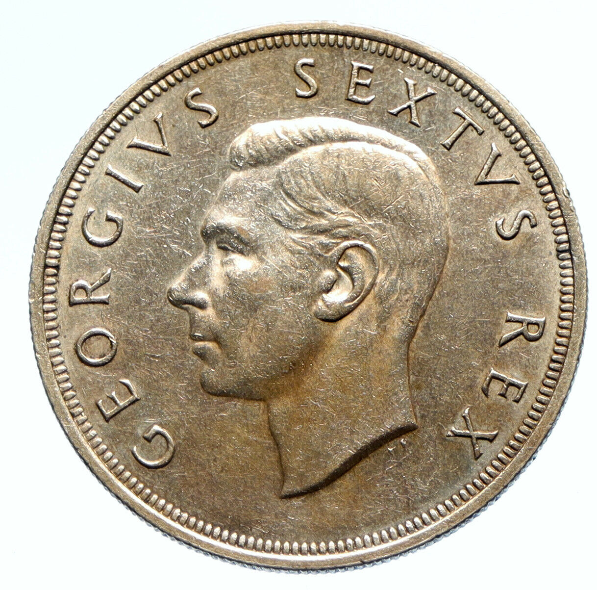 1952 SOUTH AFRICA 300th Cape Town Riebeeck w SHIP Silver 5 Shillings Coin i95688