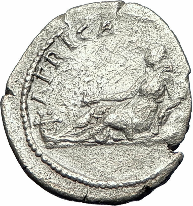 HADRIAN Travels to AFRICA Authentic Ancient 134AD Rome Silver Roman Coin i73528