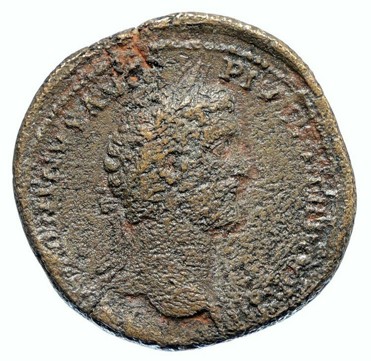 ANTONINUS PIUS Authentic Ancient OLD Rome Antique Roman Coin ITALIA SC i95928