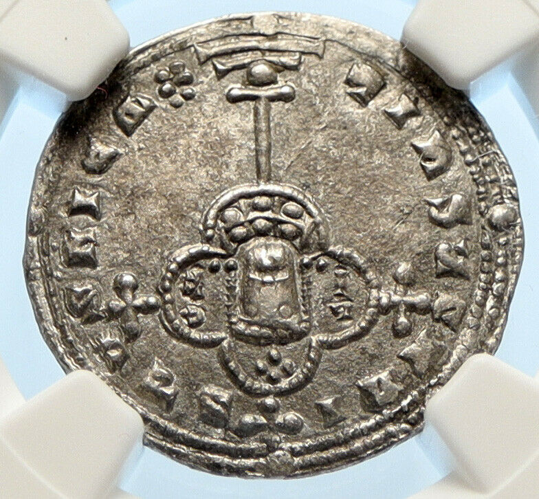 Nicephorus II Phocas Ancient 963AD Silver Miliaresion BYZANTINE Coin NGC i94471