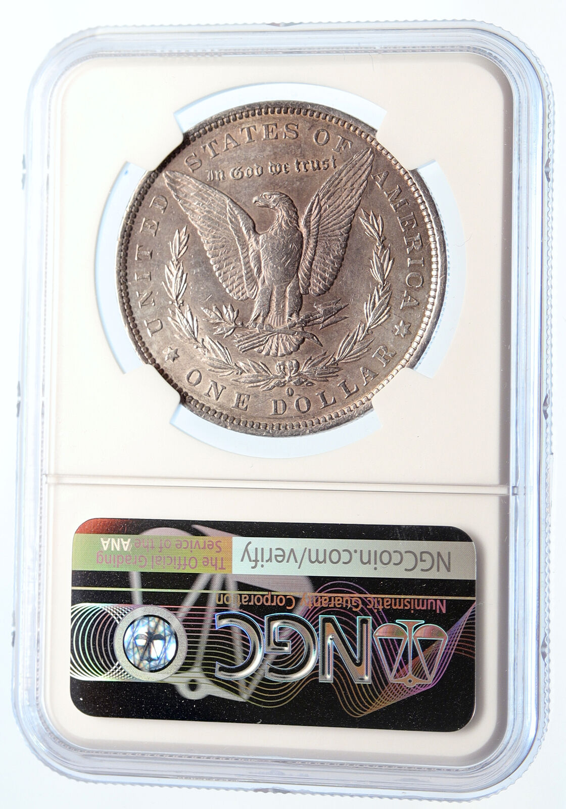 1883 O UNITED STATES of America EAGLE SILVER Morgan US Dollar Coin NGC i95557