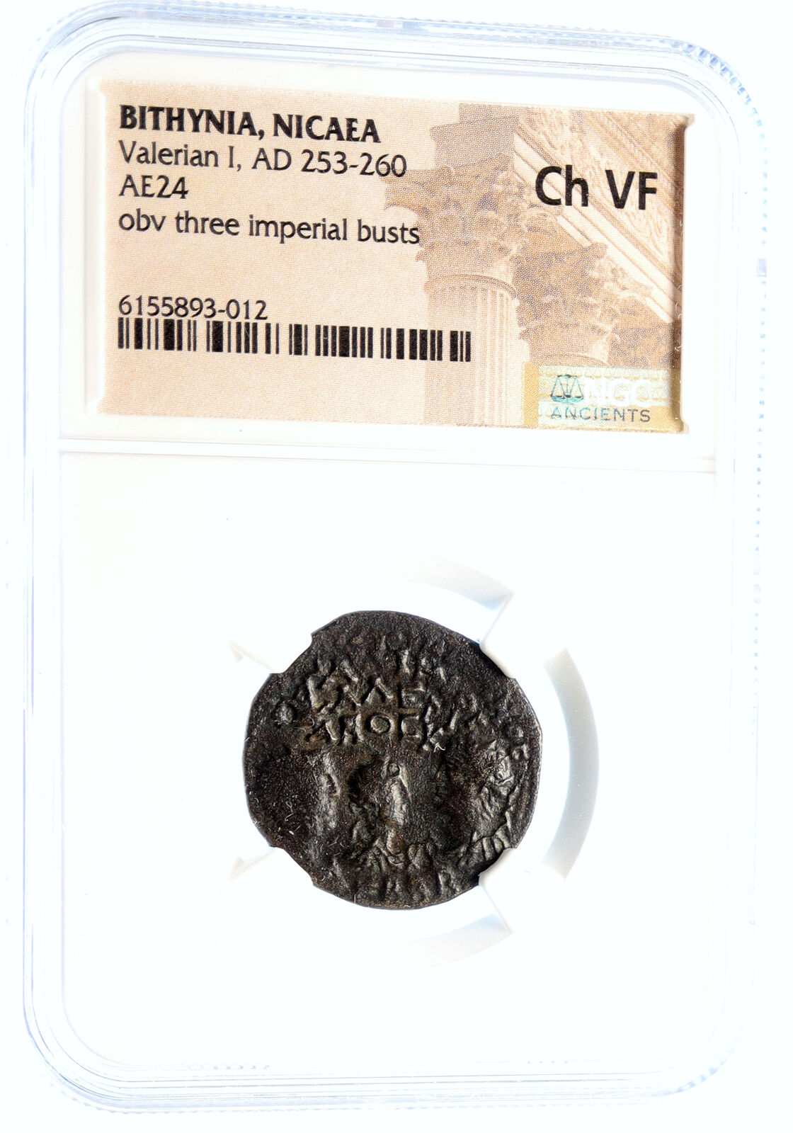 VALERIAN I & II Caesar & GALLIENUS Ancient Ancient Roman Coin CROWNS NGC i94475