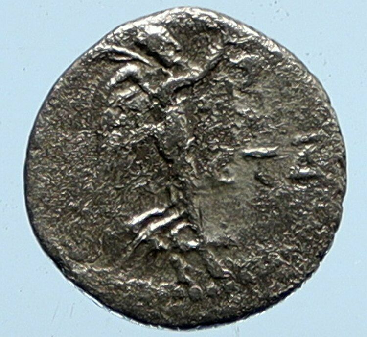 HADRIAN Authentic Ancient Caesarea Cappadocia OLD Silver Roman Coin NIKE i95873