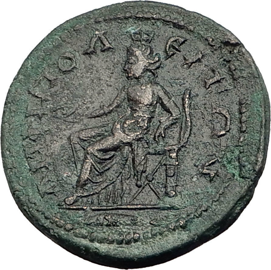 SEVERUS ALEXANDER 222AD Amphipolis Macedonia Ancient Roman Coin TYCHE i64751