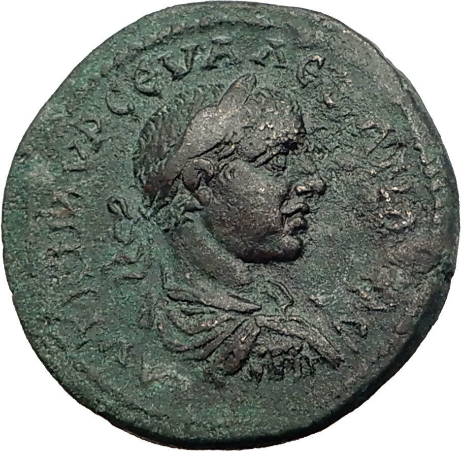 SEVERUS ALEXANDER 222AD Amphipolis Macedonia Ancient Roman Coin TYCHE i64751