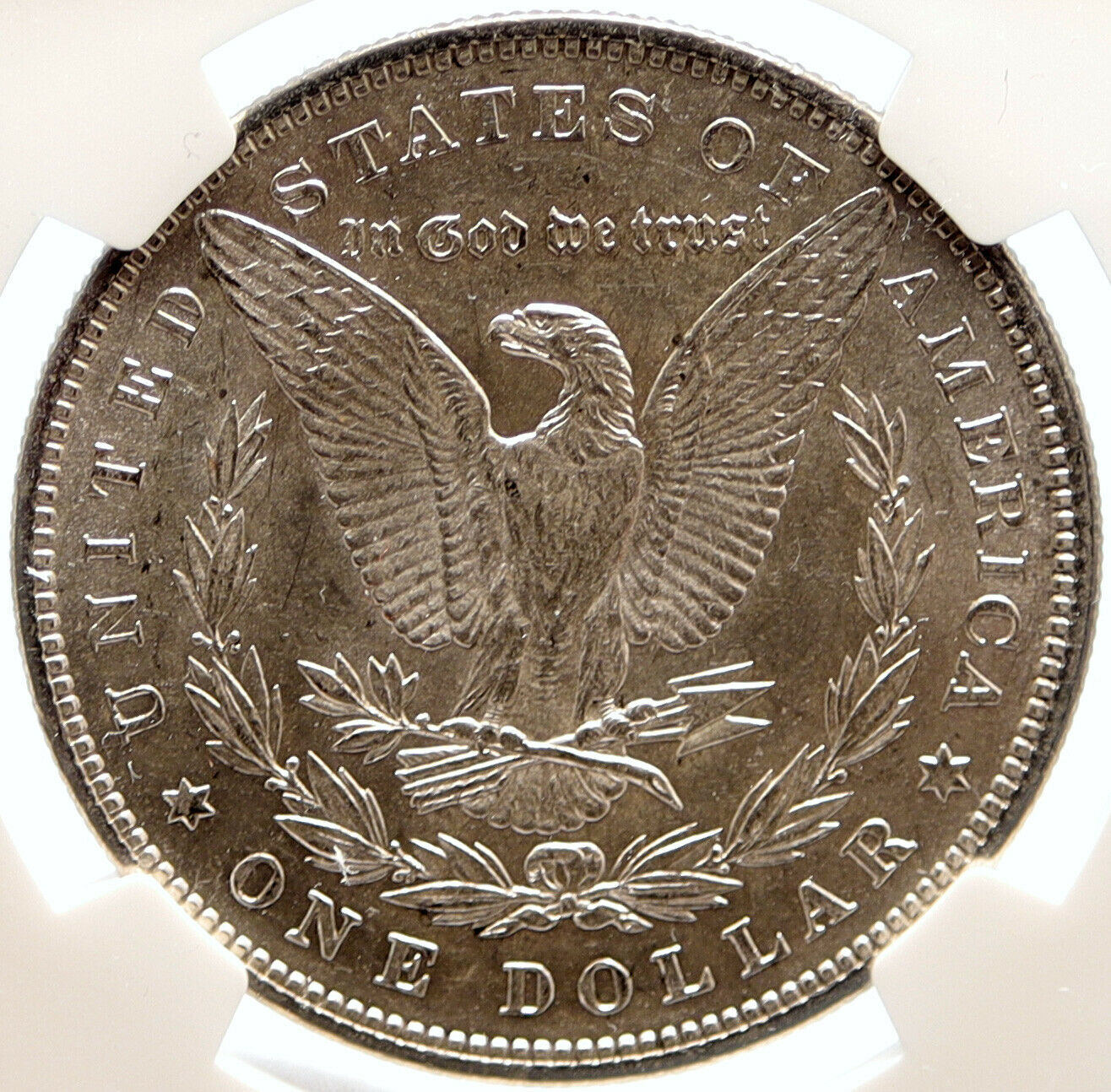 1880 P UNITED STATES of America SILVER Morgan US Dollar Coin EAGLE NGC i95548