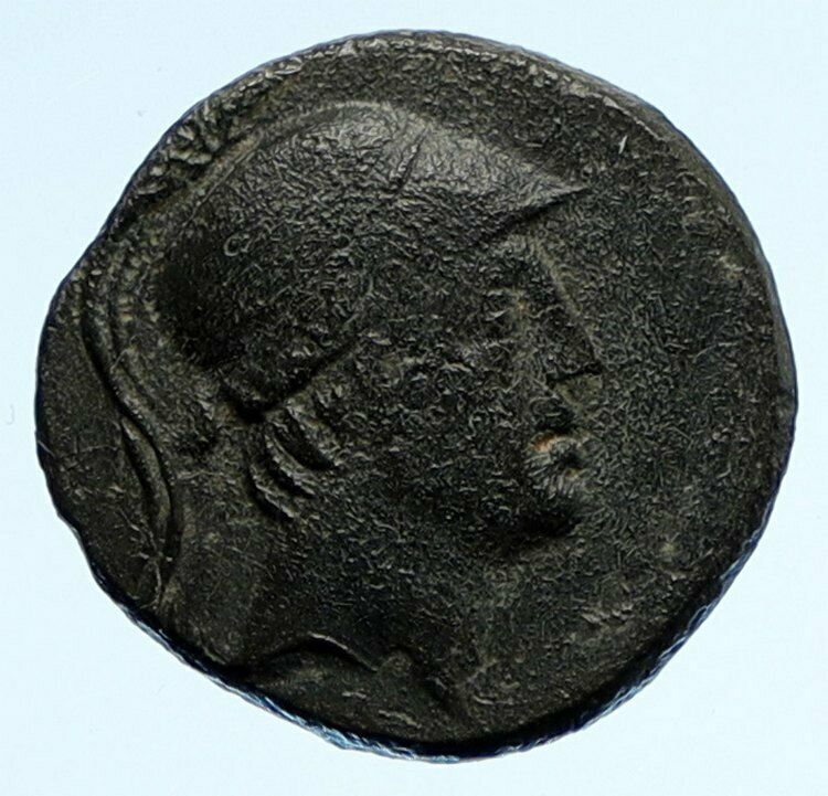 AMISOS PONTUS 100BC Mithradates VI the Great AEGIS & OLD Nike Greek Coin i95844