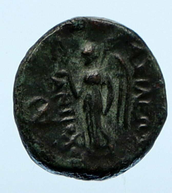 ANTIOCHOS I SOTER 281BC RARE R1 Ancient Seleukid Greek Coin ATHENA & NIKE i95845