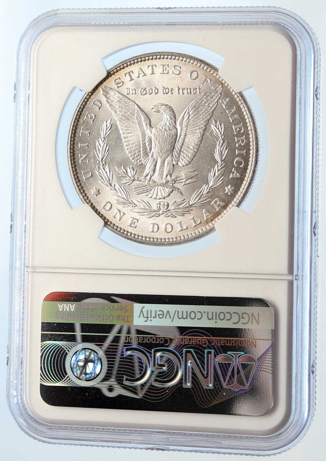 1887 UNITED STATES of America SILVER Morgan OLD US Dollar Coin EAGLE NGC i95559