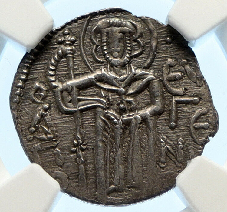 MANUEL I Trebizond Empire 1238AD Silver Asper Ancient Byzantine Coin NGC i96159