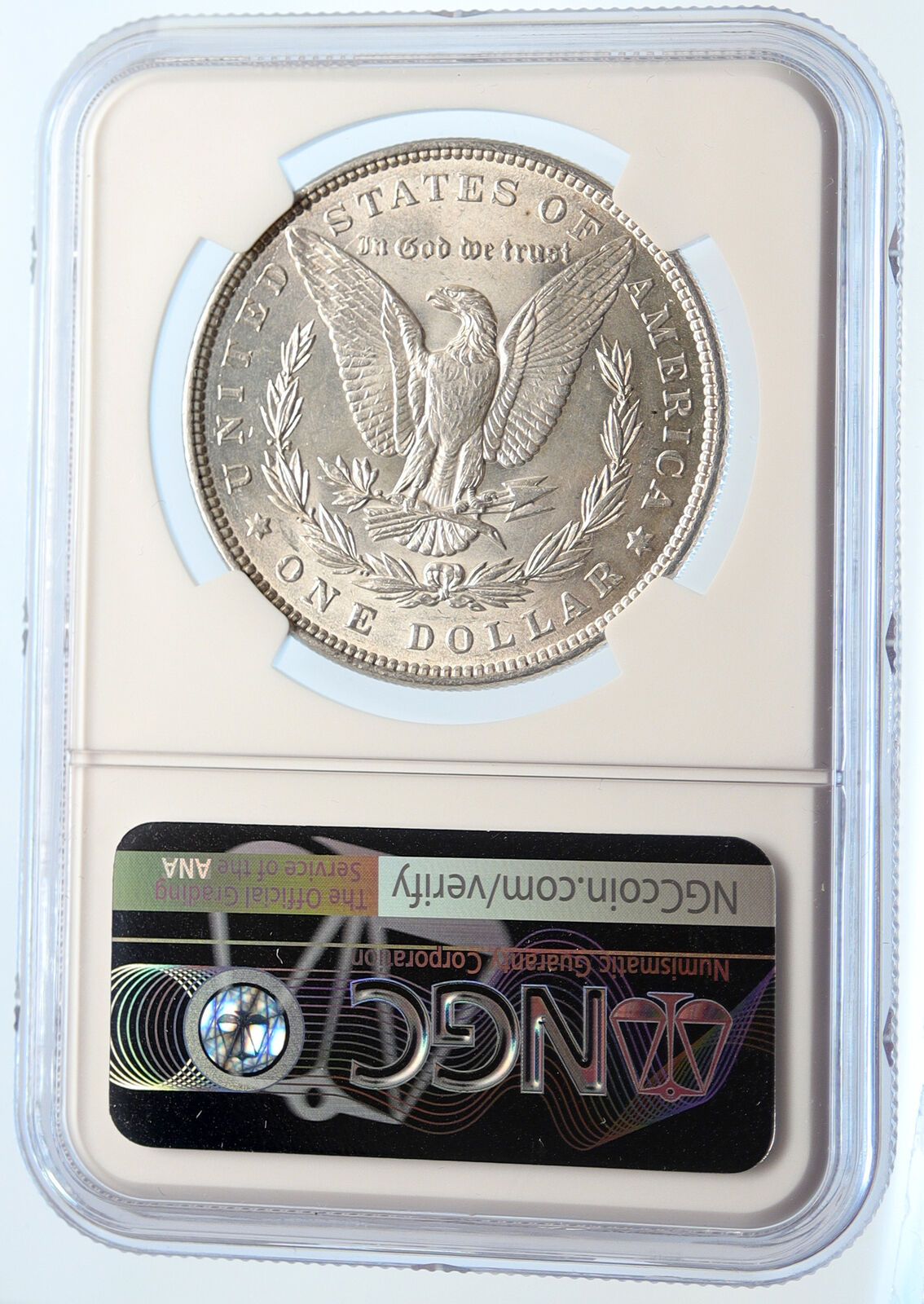 1887 P UNITED STATES of America SILVER Morgan US Dollar Coin EAGLE NGC i95545