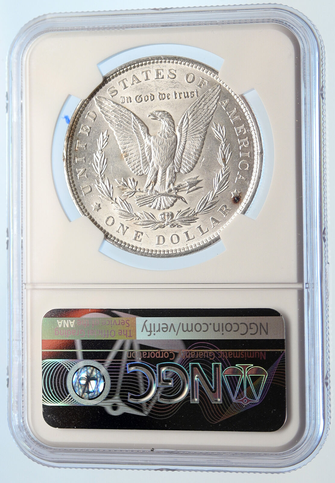 1896 P UNITED STATES of America SILVER Morgan US Dollar Coin EAGLE NGC i95549