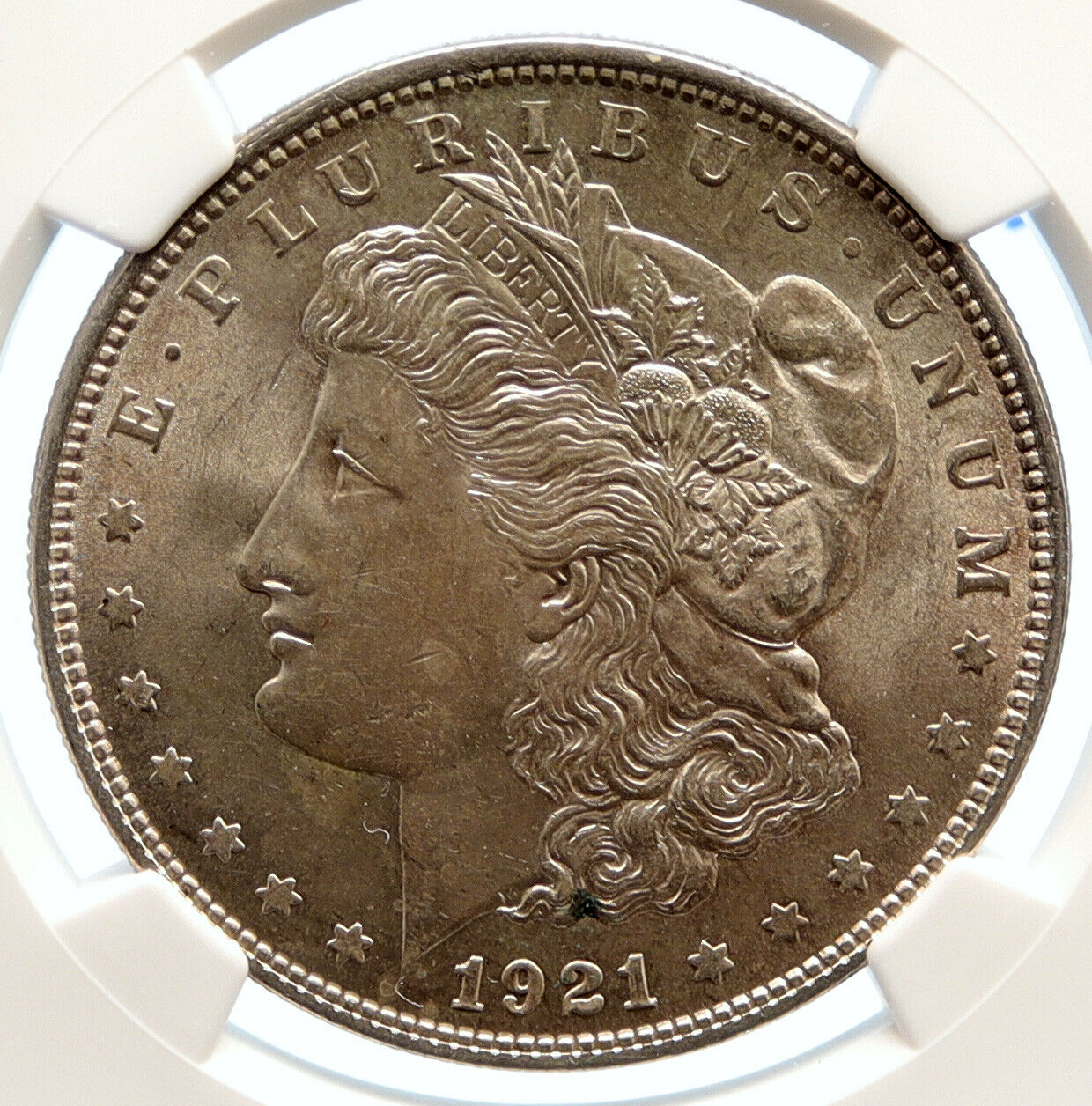 1921 P UNITED STATES of America SILVER Morgan US Dollar Coin EAGLE NGC i95552