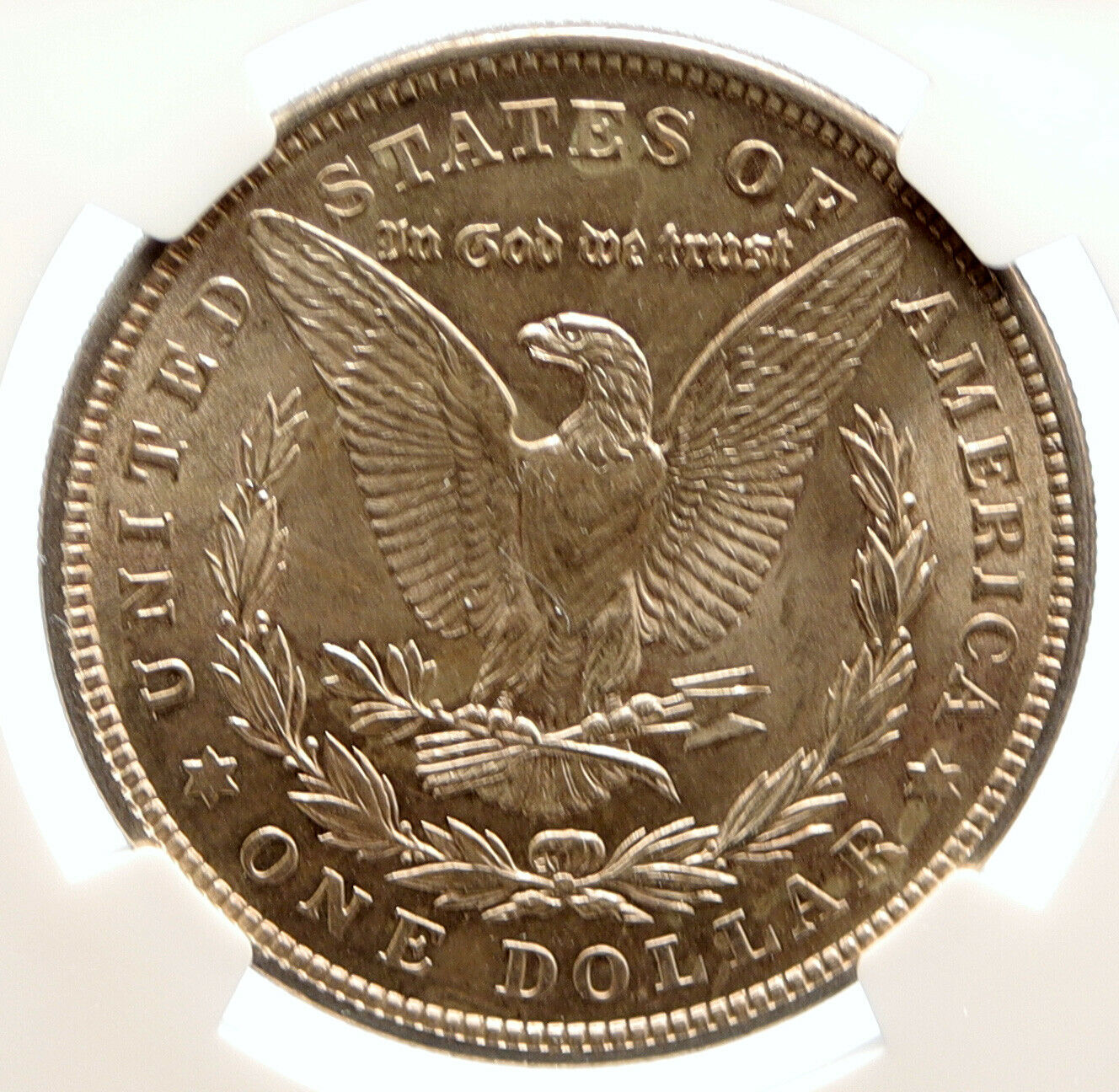 1921 P UNITED STATES of America SILVER Morgan US Dollar Coin EAGLE NGC i95552