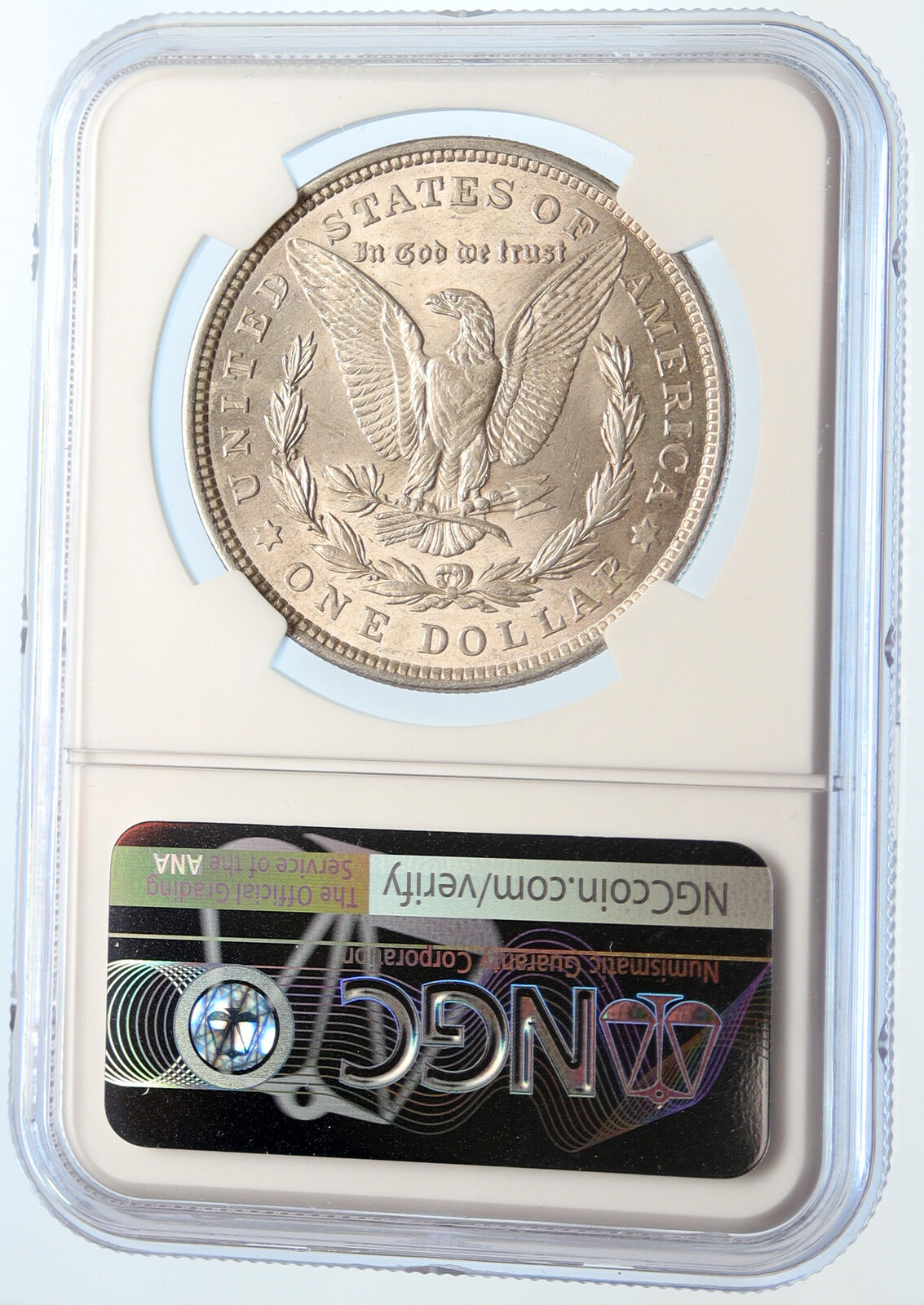 1921 P UNITED STATES of America SILVER Morgan US Dollar Coin EAGLE NGC i95552