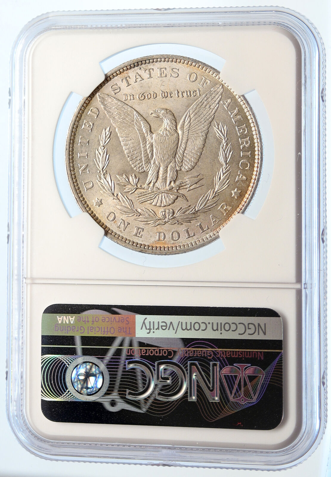 1896 P UNITED STATES of America SILVER Morgan US Dollar Coin EAGLE NGC i95550