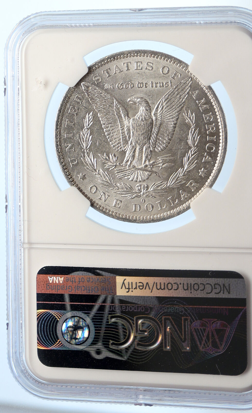 1883 O UNITED STATES of America EAGLE SILVER Morgan US Dollar Coin NGC i95604