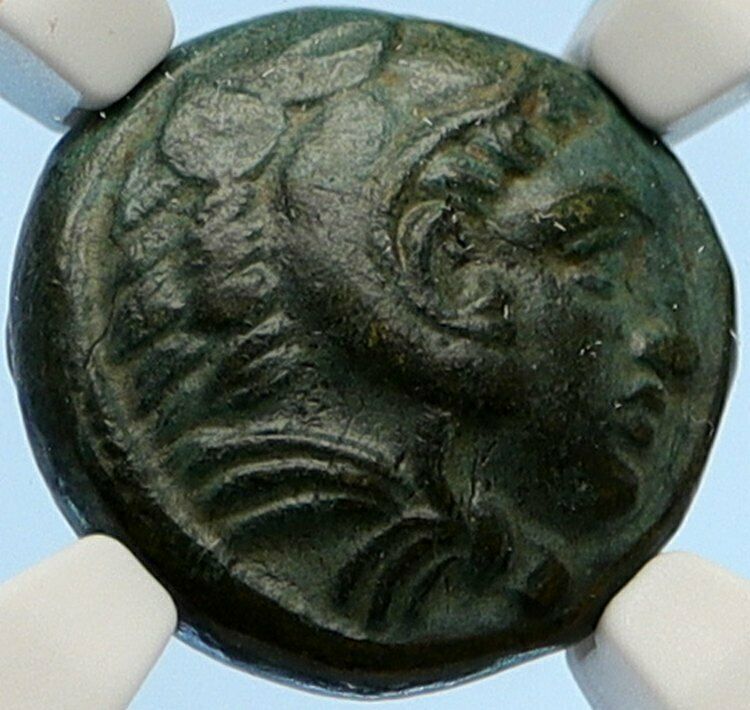 ALEXANDER III the GREAT Macedonia Ancient Greek Coin HERCULES CLUB NGC i95644