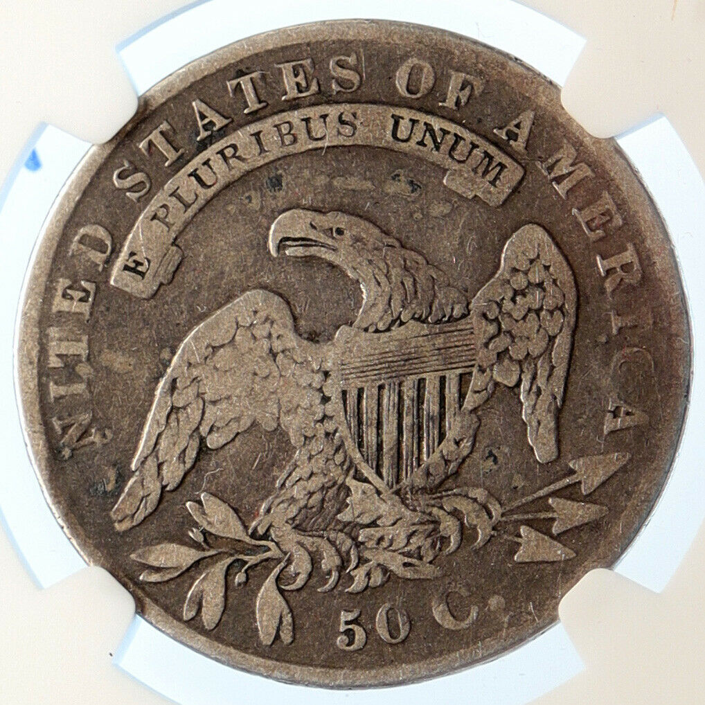 1834 UNITED STATES Capped Liberty Bust Half Dollar OLD Silver US Coin NGC i95571