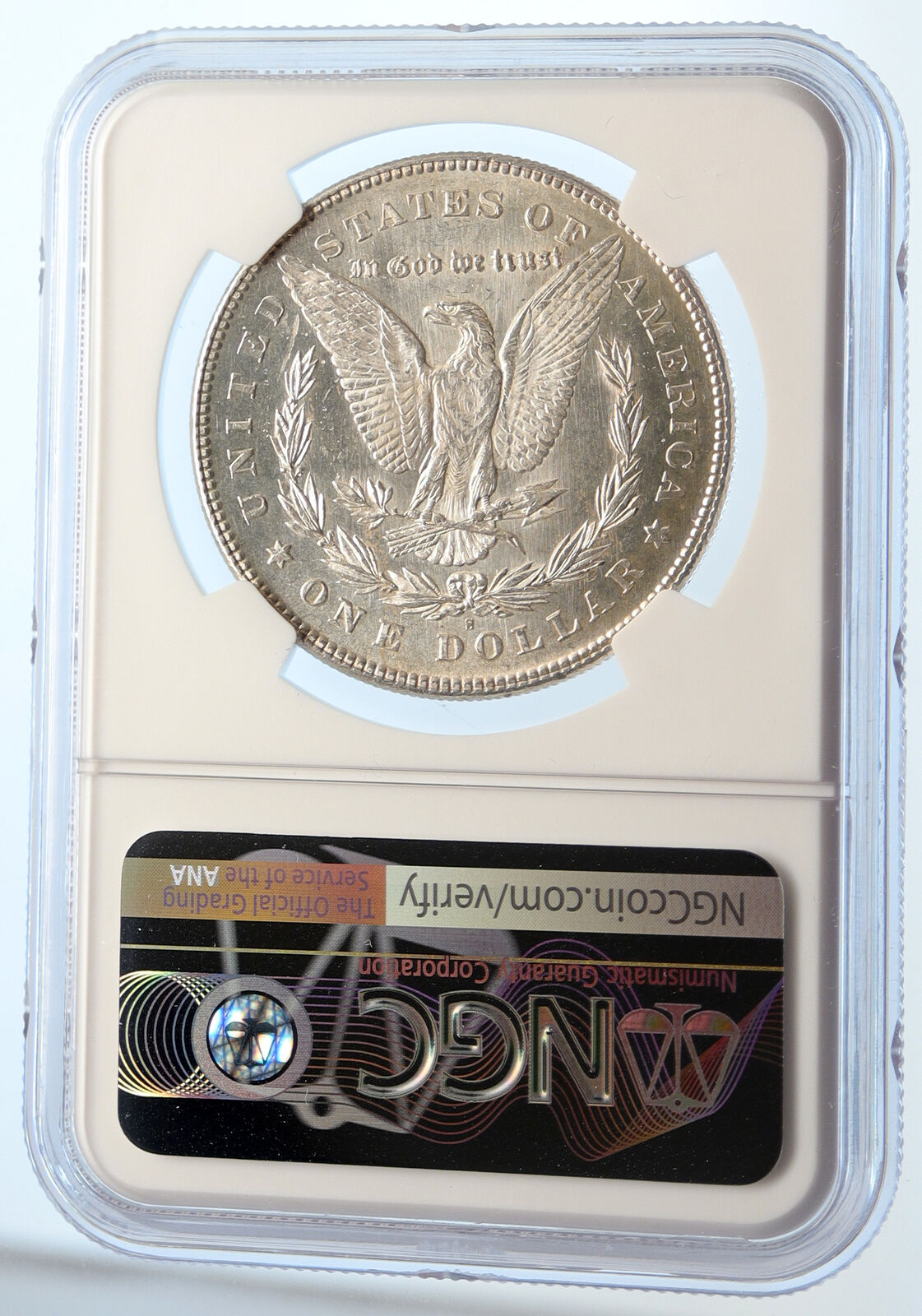 1878 S UNITED STATES of America SILVER Morgan US Dollar Coin EAGLE NGC i95566