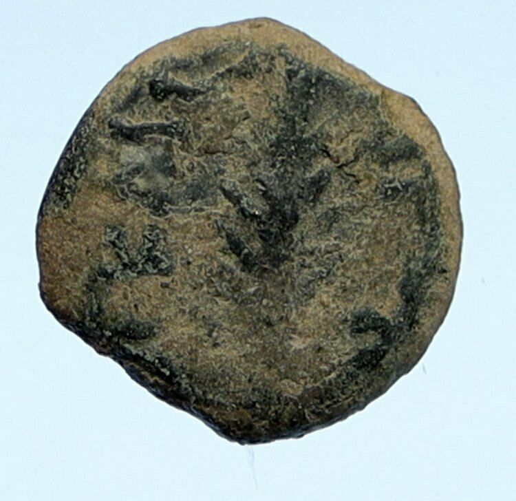 NERO Ancient Biblical Old JERUSALEM Old Roman Coin PORCIUS FESTUS St Paul i95409