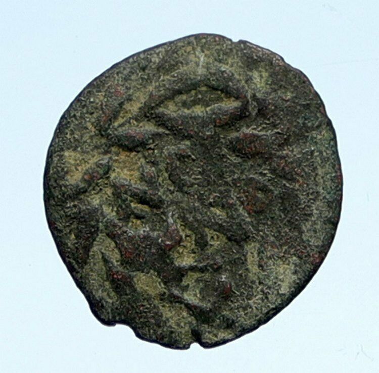 NERO Ancient Biblical Old JERUSALEM Old Roman Coin PORCIUS FESTUS St Paul i95405