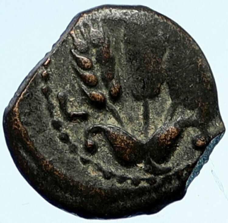 AGRIPPA I JUDAEA under Claudius 41AD Ancient ANTIQUE Roman PRUTAH Coin i95539