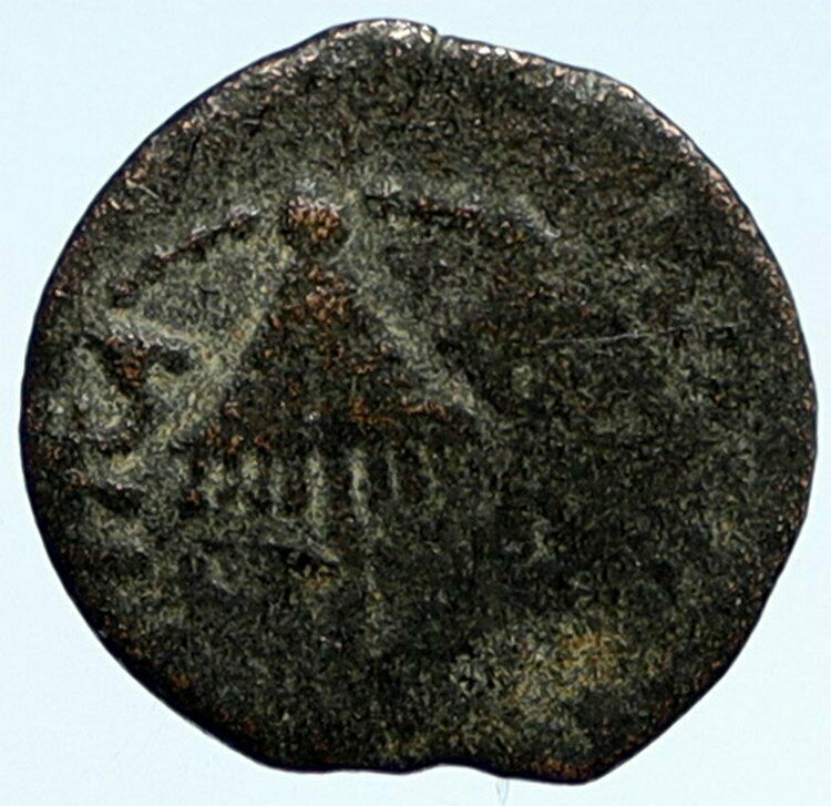 AGRIPPA I JUDAEA under Claudius 41AD Ancient ANTIQUE Roman PRUTAH Coin i95537