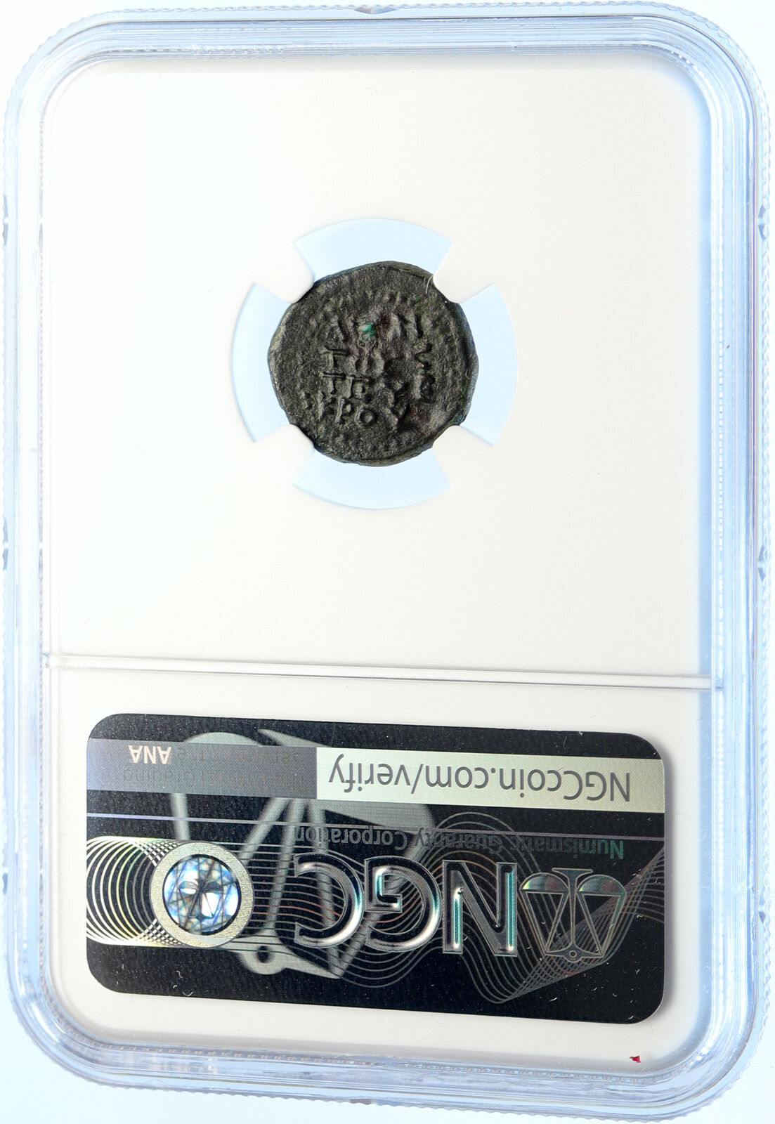 OLBA Cilicia Ajax High Priest Augustus Time 10AD ANCIENT Greek Coin NGC i94466