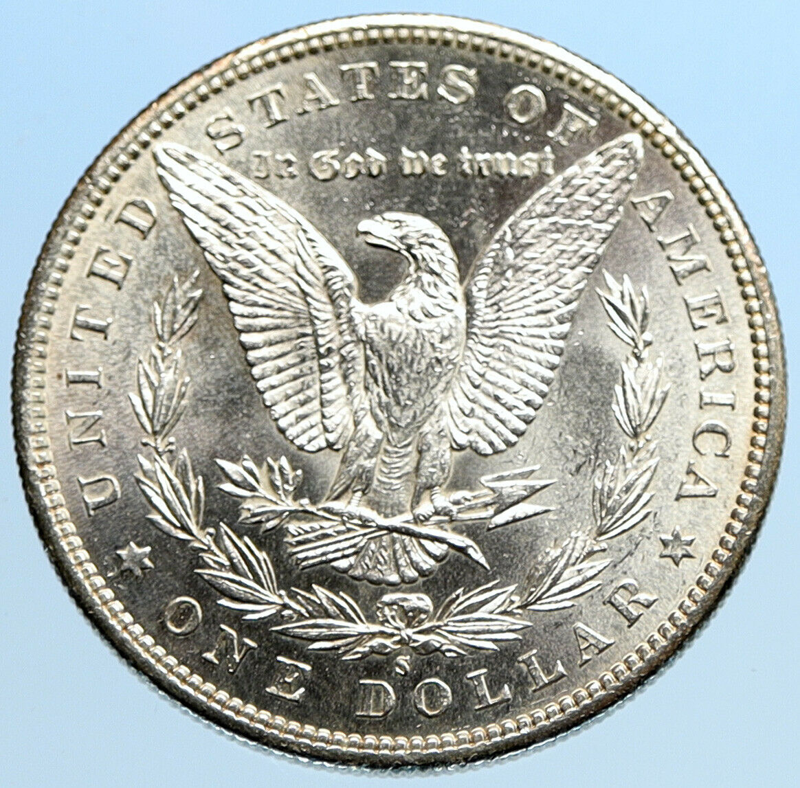 1881S UNITED STATES of America SILVER Morgan Antique US Dollar Coin EAGLE i96936