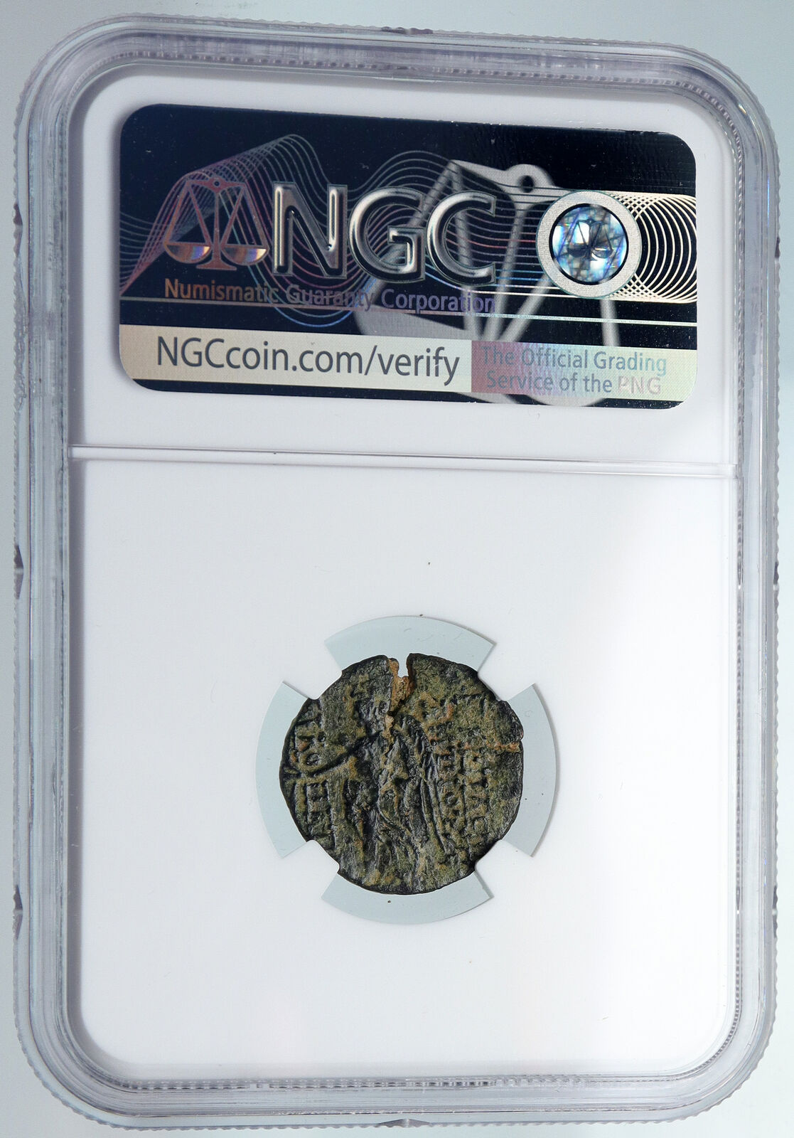 ANTIOCHUS IX Cyzicenus SELEUCID KING 112BC Ancient Greek Coin EROS NGC i89754