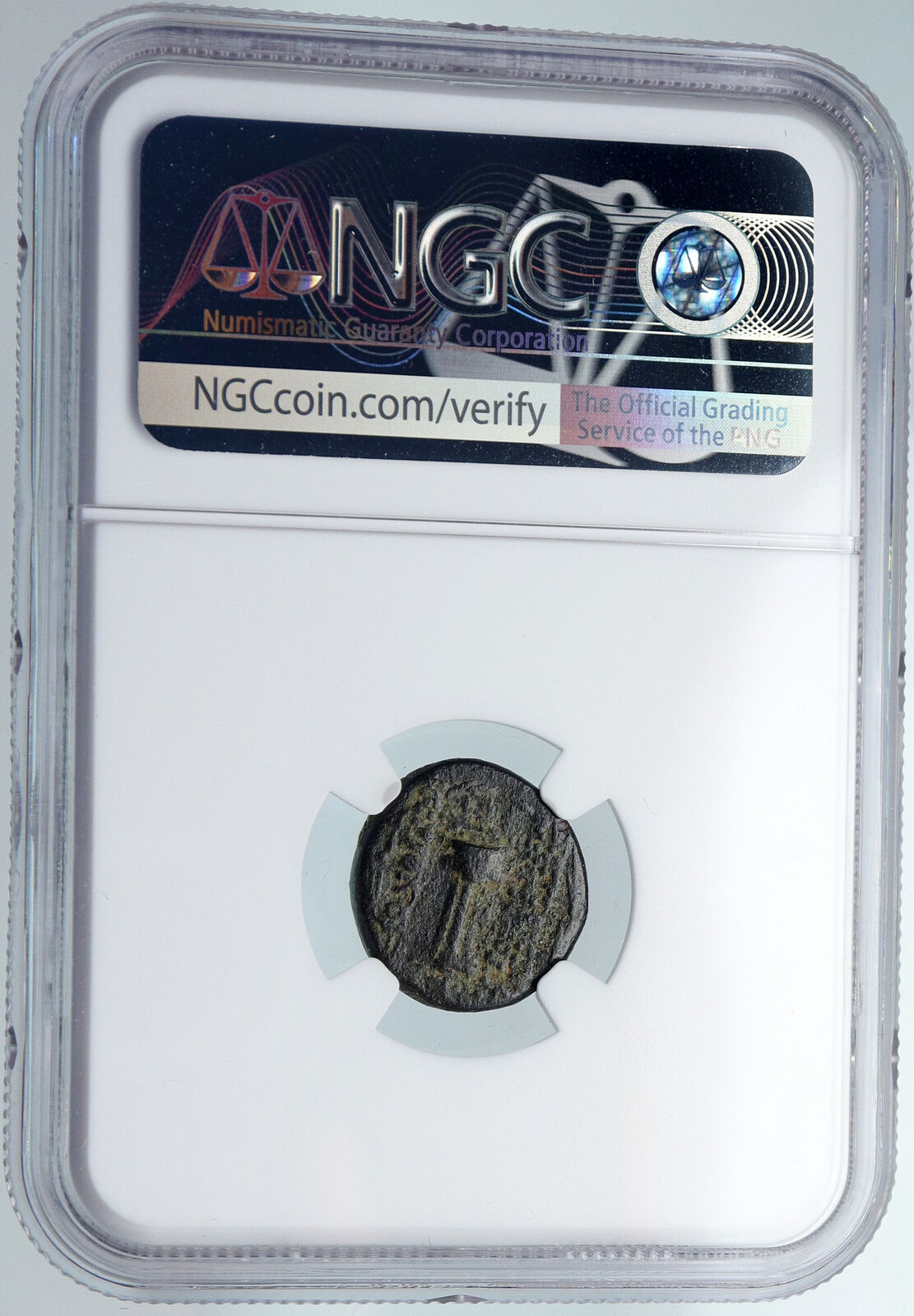 ANTIOCH in SELEUKIS and PIERIA Zeus Tripod Ancient Greek Coin RARE NGC i89756