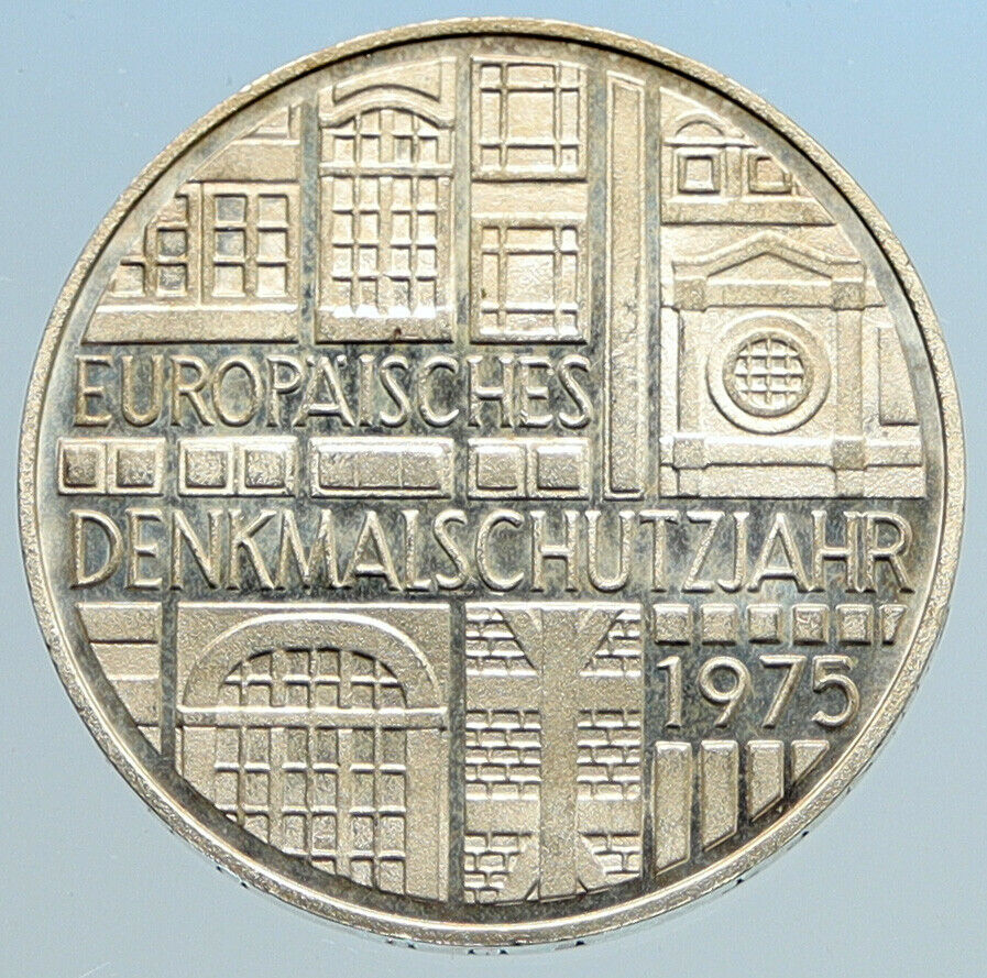 1975F Germany European Historic Monuments Proof Silver 5 Mark German Coin i96872