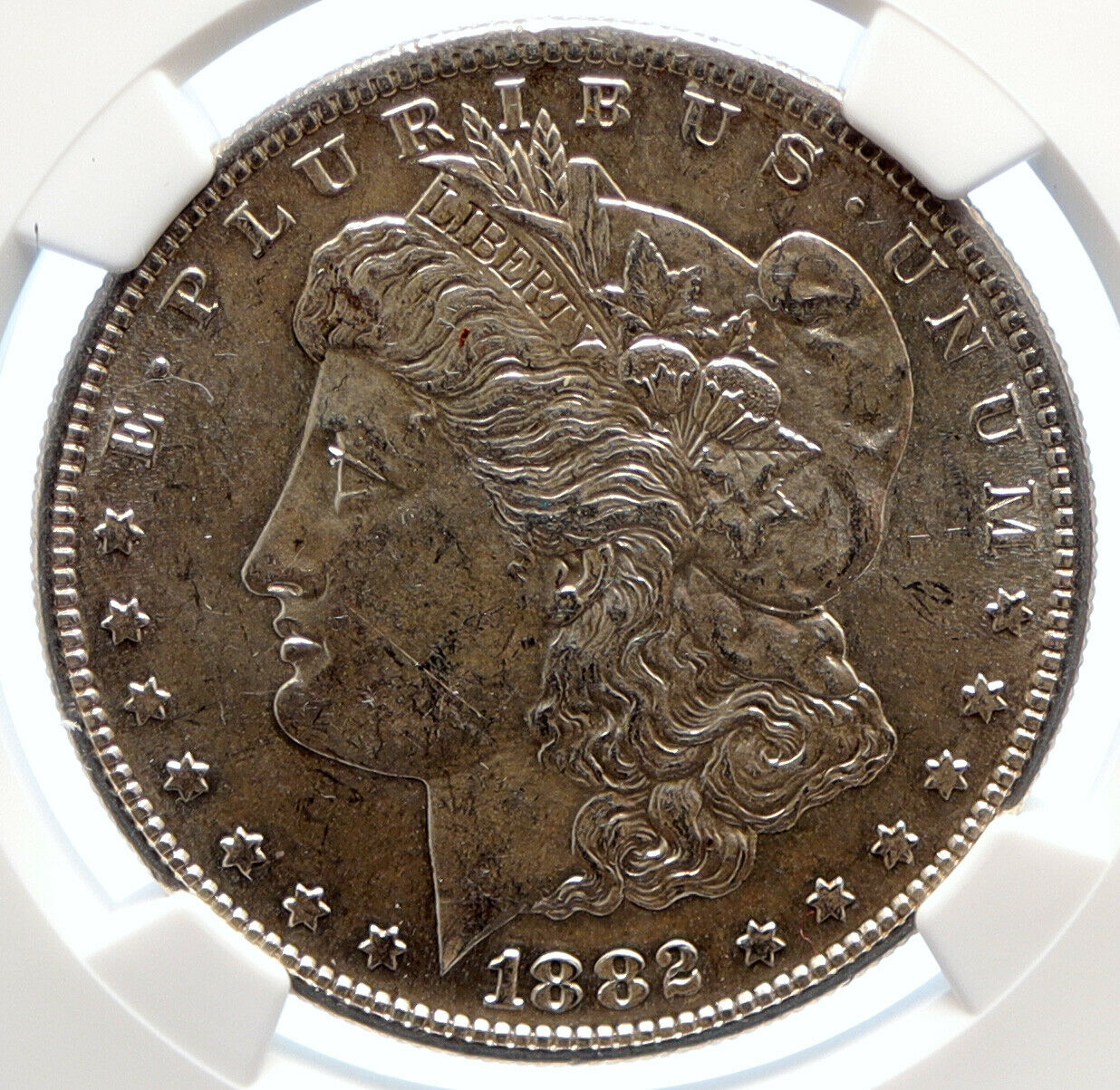 1882 S UNITED STATES of America SILVER Morgan US Dollar Coin EAGLE NGC i95613