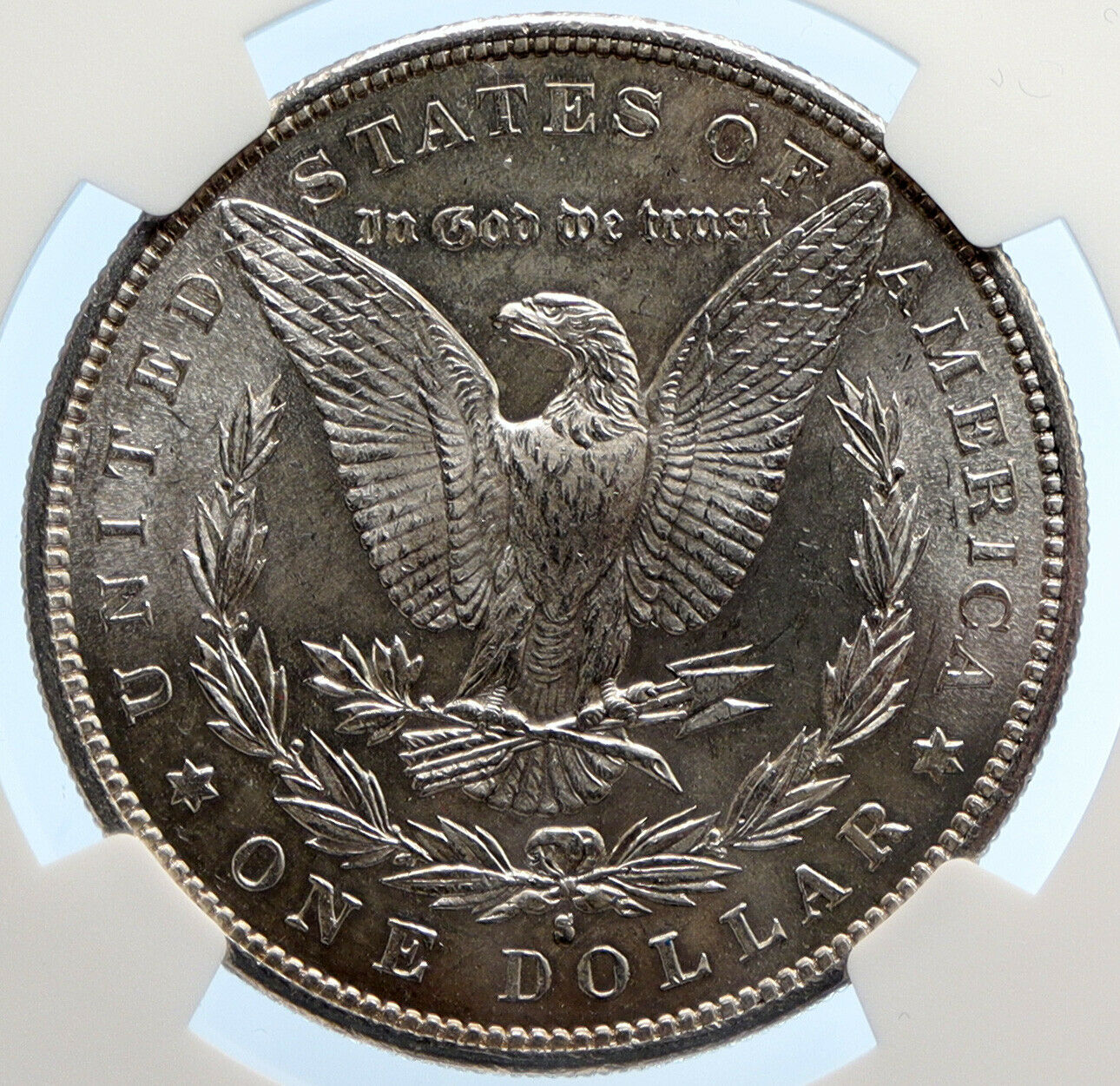 1882 S UNITED STATES of America SILVER Morgan US Dollar Coin EAGLE NGC i95613