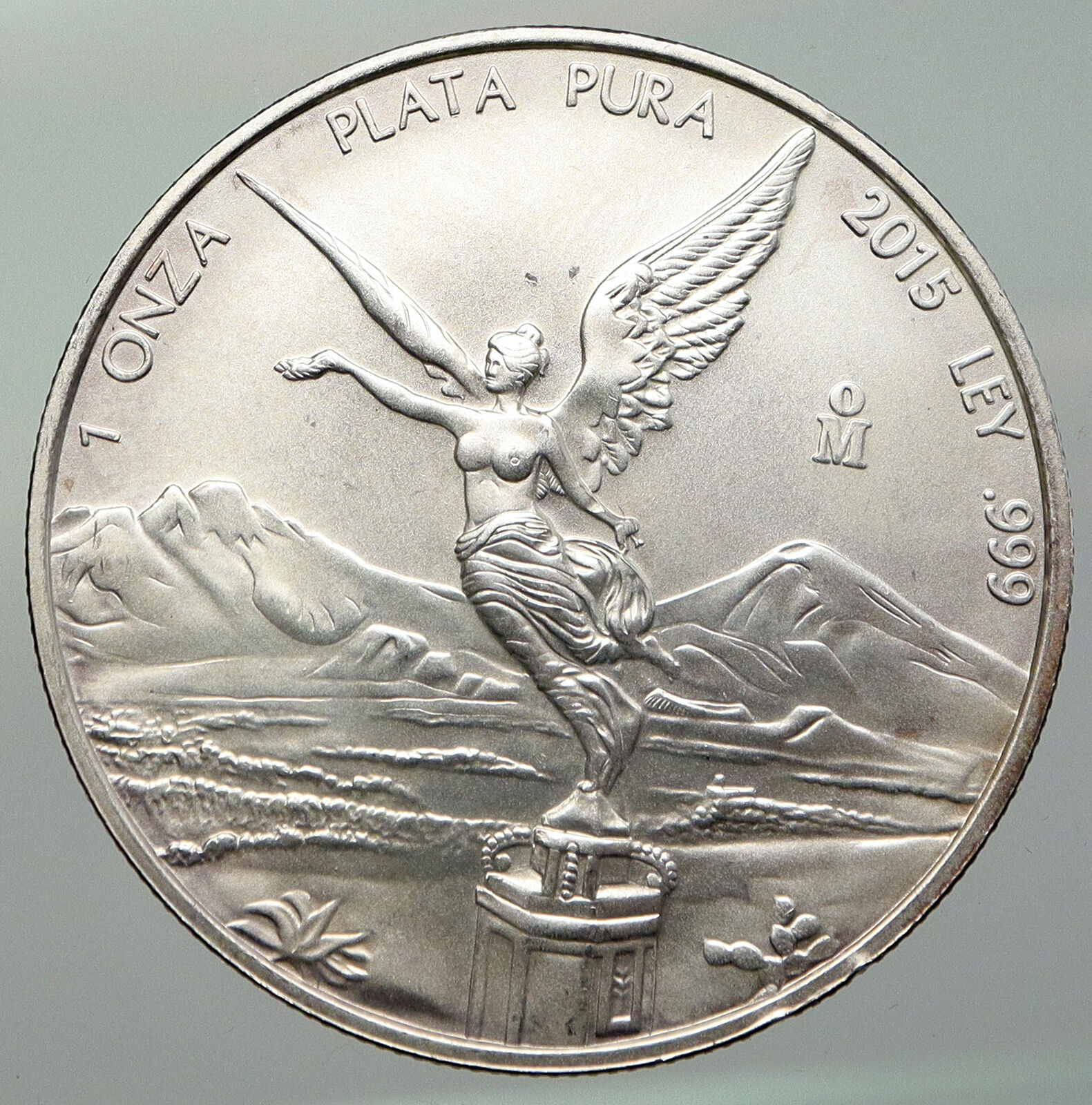 2015 MEXICO Winged Victory Mountains SILVER Onza LIBERTAD Mexican Coin i92936