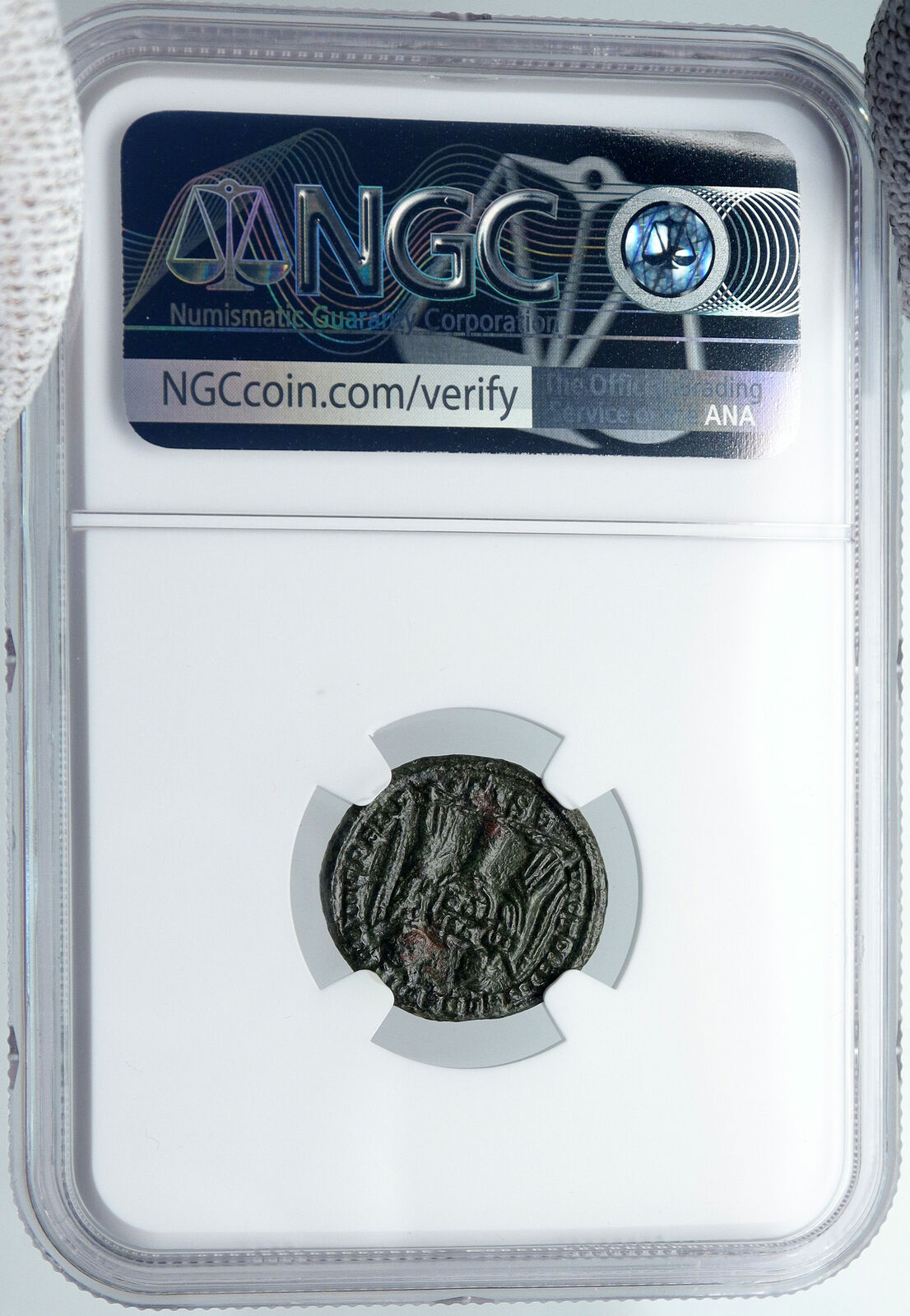 CONSTANTINE I the Great Christian Saint 319 Roman Coin VICTORY ALTAR NGC i88741