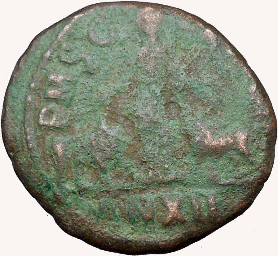 Herennia Ancient Viminacium MOESIA Roman Coin Bull & Lion Legion i33975 RARE